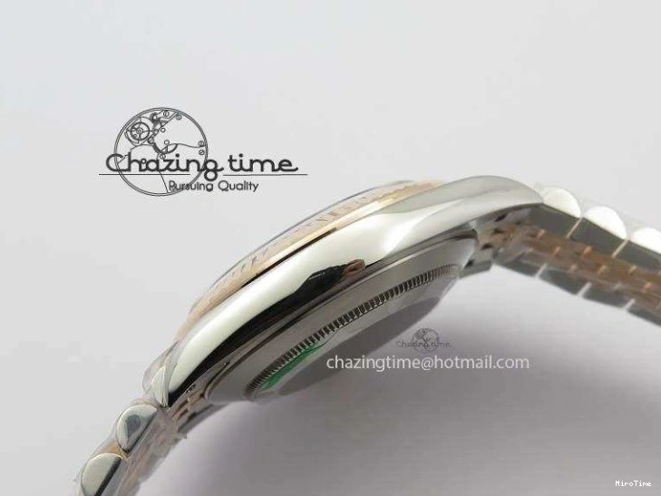 MiroTime 0313 Vibrant DateJust 41mm 126303 Noob 1:1 Best Edition RG Wrapped Brown Diam Dial Fluted Bezel On Jubilee Bracelet A 3781